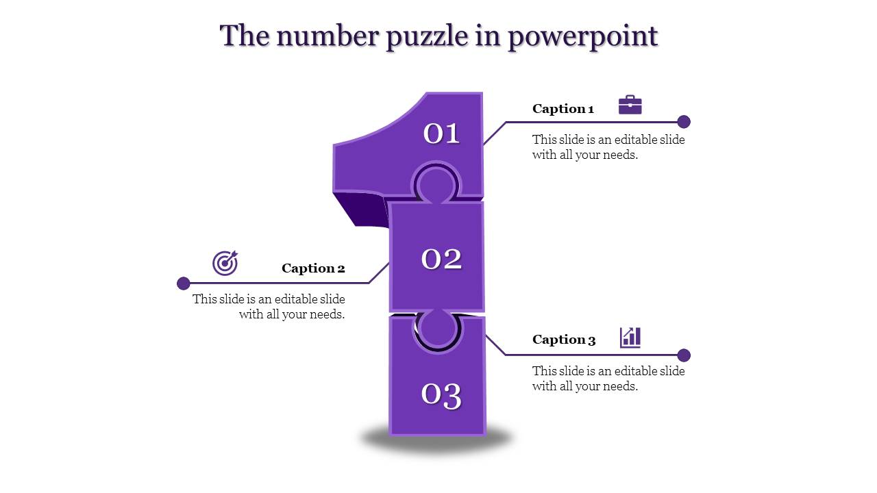 puzzle in powerpoint-The number puzzle in powerpoint-Purple